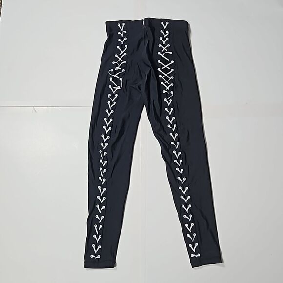Adam Selman Sport Laced Leggings size M - Picture 5 of 7